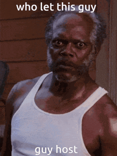 Who Let This Guy Host GIF