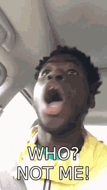 Who Not Me GIF