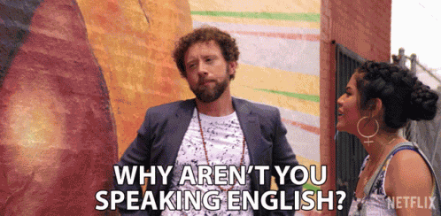 Why Arent You Speaking English Nayeli Morales GIF