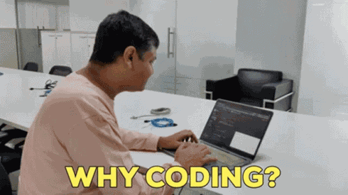 Why Coding Coding GIF