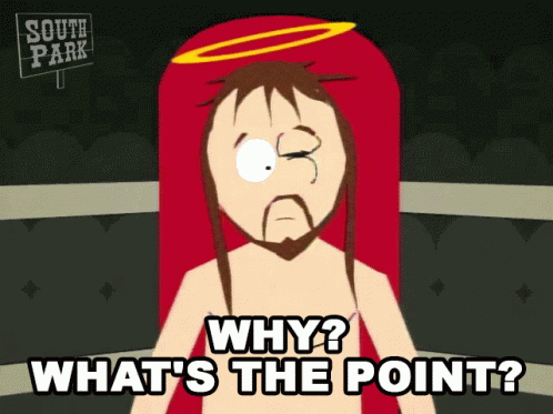 Why Jesus Christ GIF