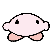 Wide Kirby Sticker