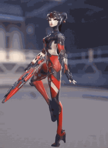 Widowmaker Harley Quinn GIF