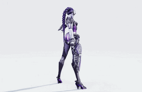 Widowmaker Overwatch Spin GIF