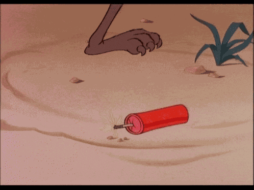 Wile E Coyote Foot GIF