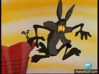 Wiley Coyote Fall GIF