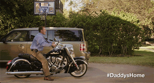 Will Ferrell Motorcycle GIF