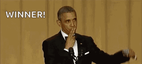 Win Obama GIF