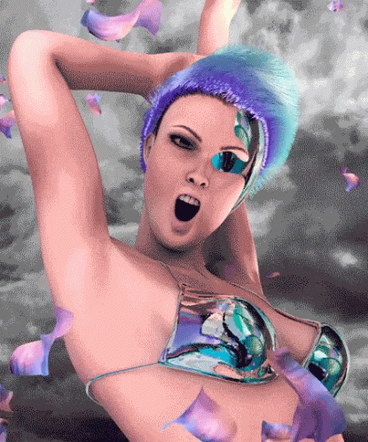 Windy Bikini GIF