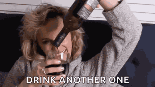 Wine Drinking GIF