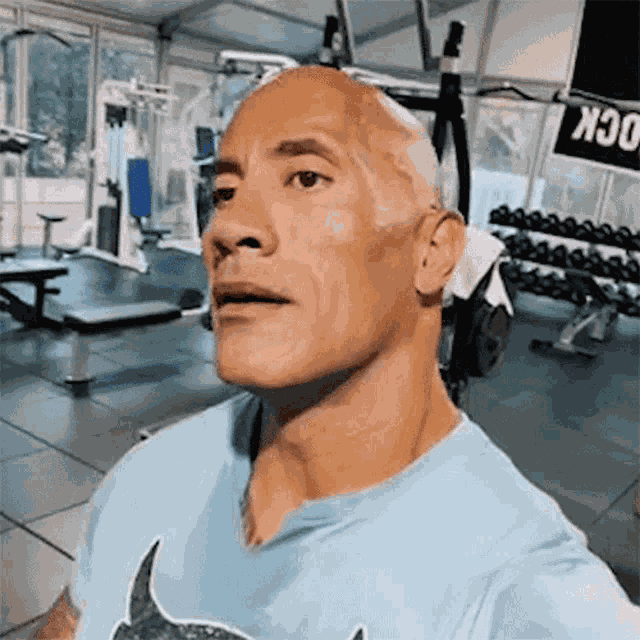 Wink Dwayne Johnson GIF
