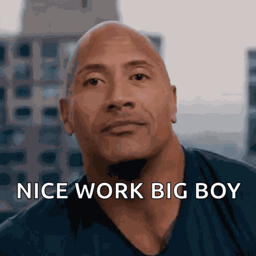 Wink Wink Dwayne Johnson GIF