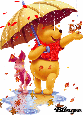 Winnie The Pooh Autumn GIF