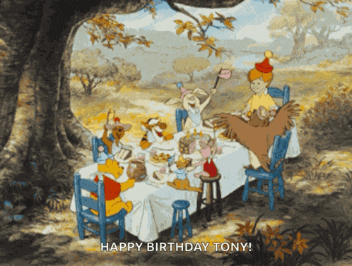 Winnie The Pooh Birthday Party GIF