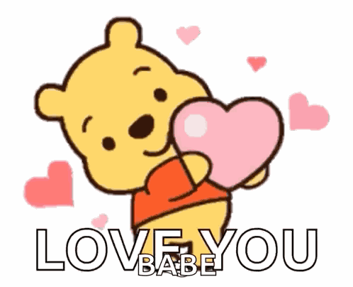 Winnie The Pooh Hearts GIF