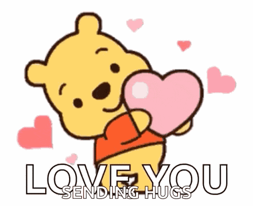 Winnie The Pooh Hearts GIF