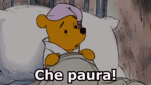 Winnie The Pooh Paura Ho Paura Spaventato GIF