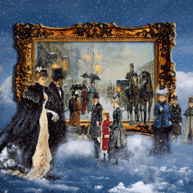 Winter Wonderland Snow GIF