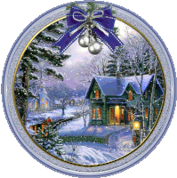Winter Wonderland White Christmas Sticker