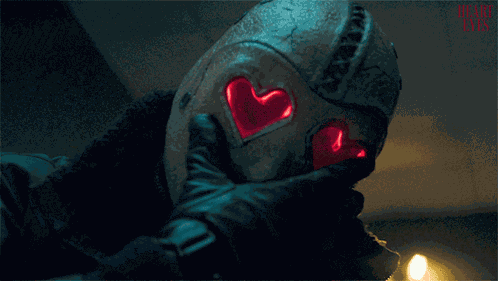 Wipes Face Heart Eyes Killer GIF