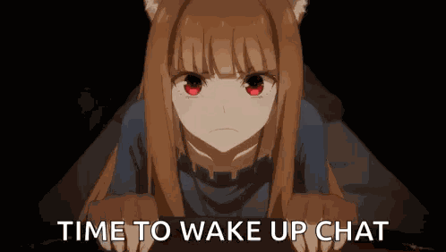 Wise Wolf Holo Angy Holo GIF