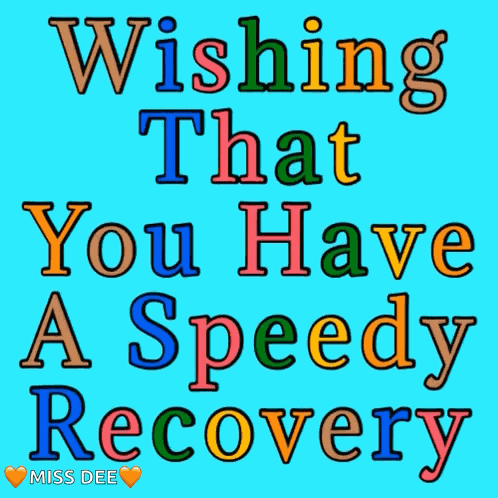 Wishing You A Speedy Recovery Getwell GIF
