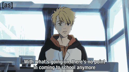 With What'S Going On There'S No Point In Coming To School Anymore Leland GIF
