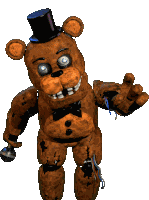 Withered Freddy Fnf Sticker
