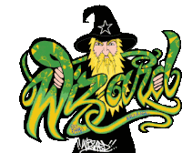 Wizard Graffiti Sticker