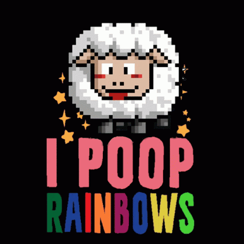 Wolf Game Poop GIF