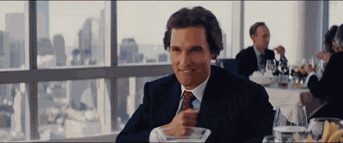 Wolf Of Wall Street Matthew Mcconaughey GIF