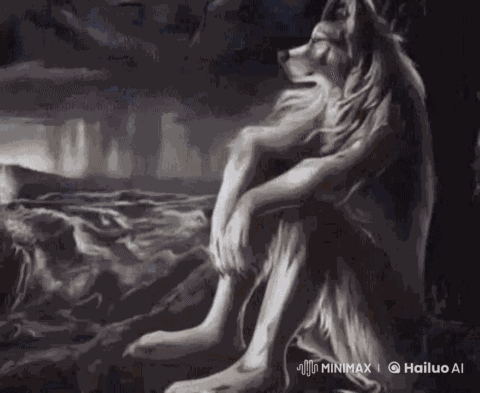 Wolf Thunder GIF