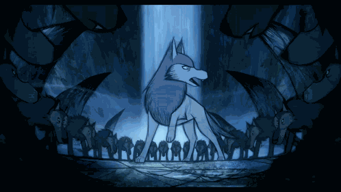 Wolves Running Wolves Wolfwalkers GIF
