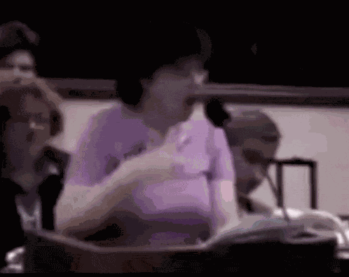 Woman In Court Gasp GIF