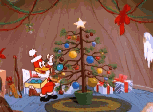 Woody Woodpecker Christmas Natal GIF