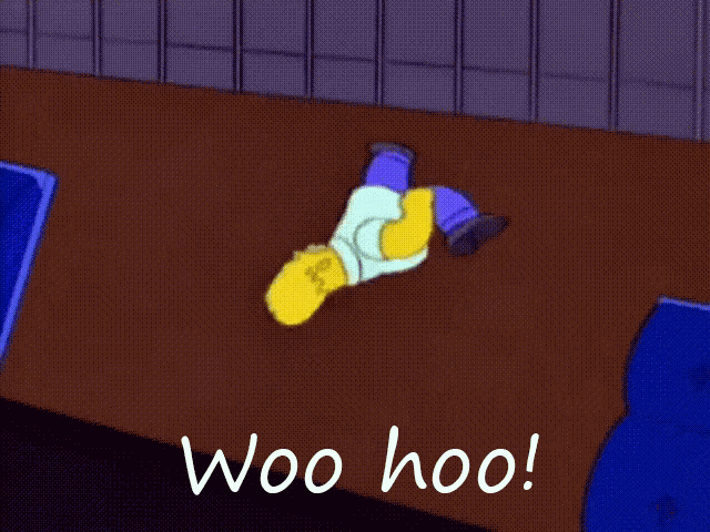 Woohoo Homer Simpson GIF