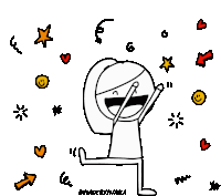 Woohoo Madebyminka Sticker