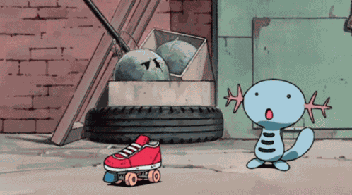 Wooper Roller Skates GIF