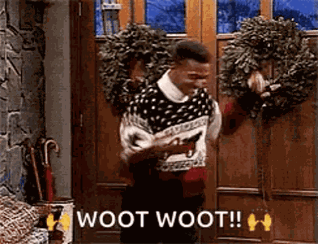 Woot Carlton GIF