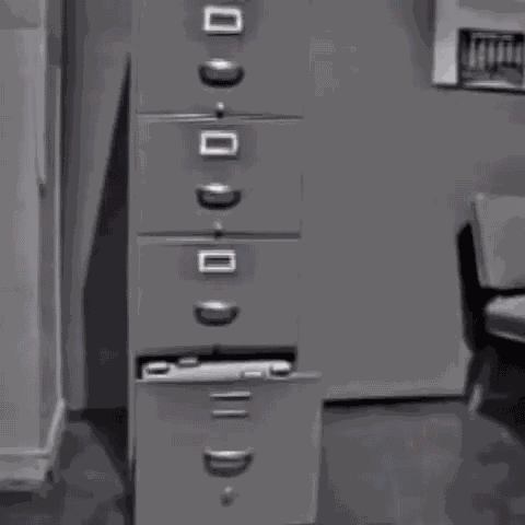 Work Files Filing Cabinet GIF