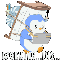 Working On It In Progress Sticker