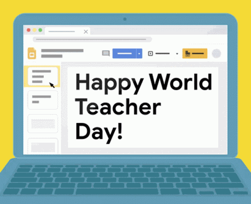 World Teacher Day Happy Teachers Day GIF