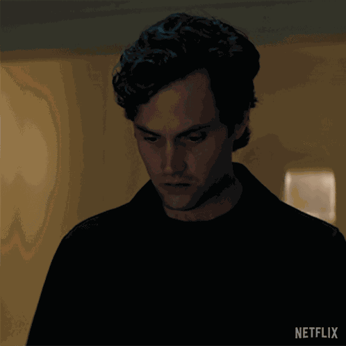 Worried Joe Goldberg GIF