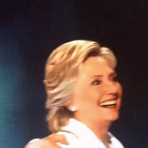 Wow Hillary Clinton GIF