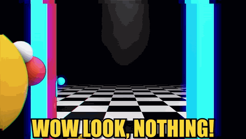 Wow Look Nothing Yellow Guy GIF