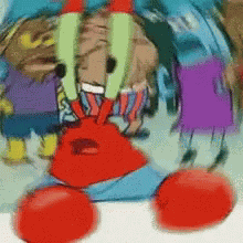 Wow Mr Krabs GIF