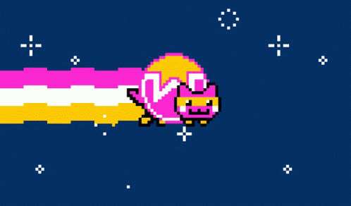 Wownero Nyan Cat GIF