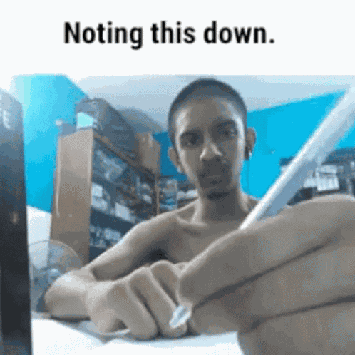 Write This Down Taking Notes GIF