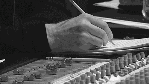 Writing Neil Diamond GIF