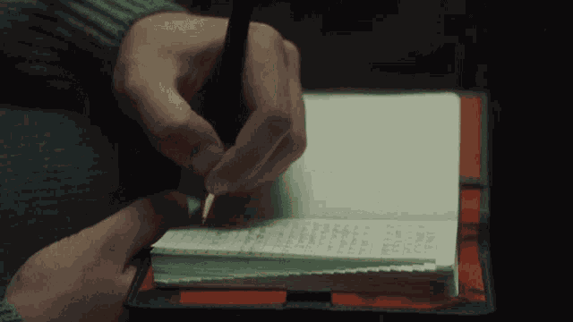Writing Notes Aitch GIF